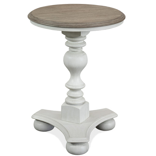 Riverside Furniture Jameson - Round Side Table - White