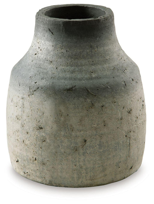 Ashley Moorestone Vase - Gray/Black