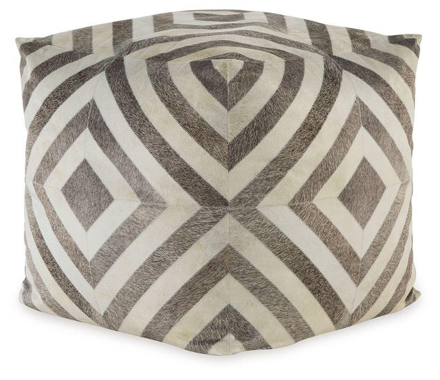 Ashley Hartselle Pouf - Brown