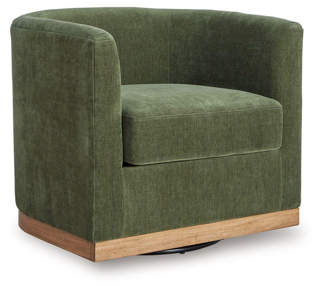 Ashley Jersonlow Swivel Chair - Forest Green