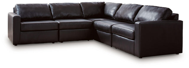 Ashley ModMax II - 5-Piece Sectional - Black