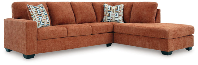 Ashley Aviemore - Spice - 2-Piece Sectional With Raf Corner Chaise