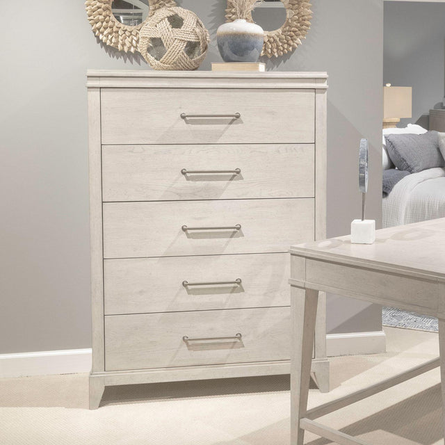 Liberty Furniture New Haven - 5 Drawer Chest - White