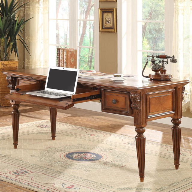 Parker House Huntington - Writing Desk - Antique Vintage Pecan