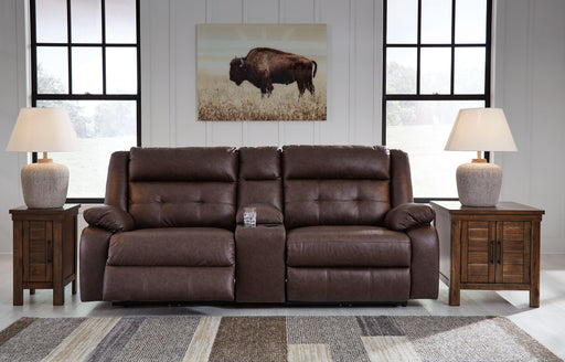 Ashley Punch Up - Walnut - 3-Piece Power Reclining Sectional