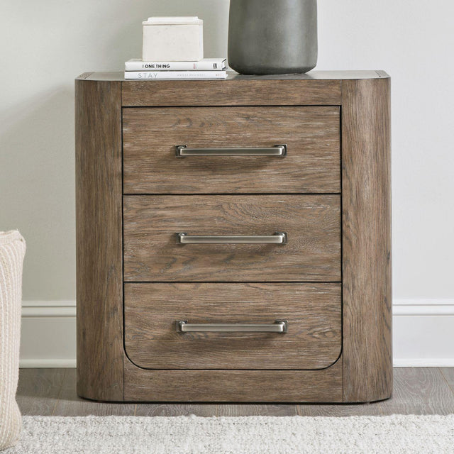 Liberty Furniture South Bend - Nightstand With Charging Station - Brown