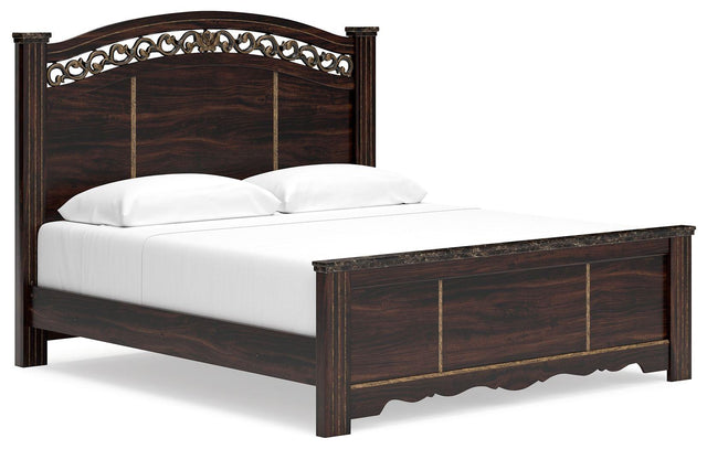 Ashley Glosmount - Two-tone - King Poster Bed