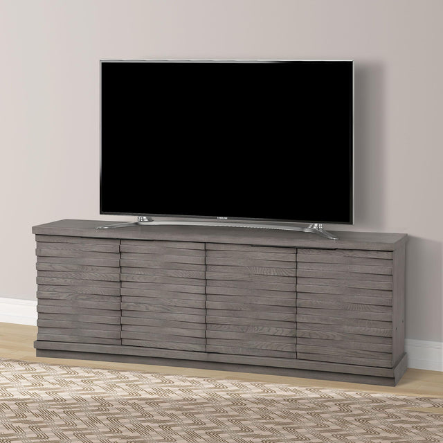 Parker House Pure Modern - Angled Door TV Console (76") - Moonstone