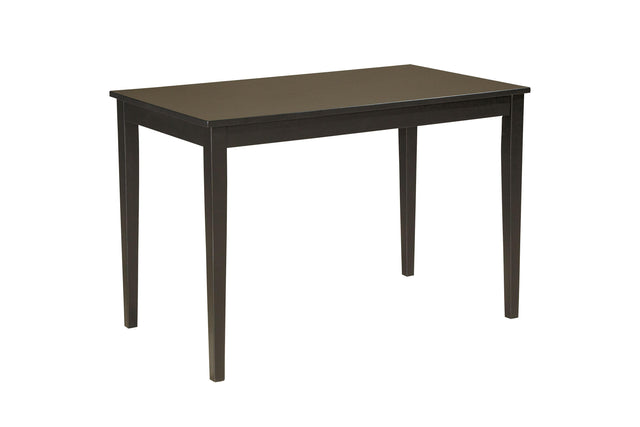 Ashley Kimonte Rectangular Dining Room Table - Dark Brown