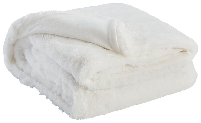 Ashley Gariland Throw - White