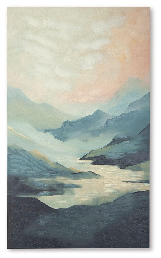 Ashley Thomhill Wall Art - Teal/Green/Peach