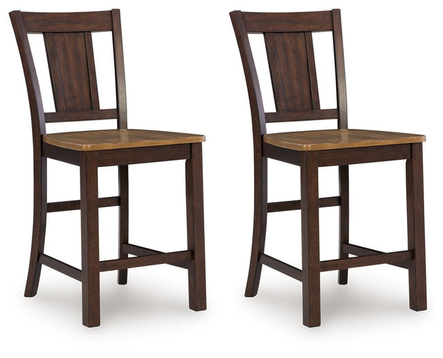 Ashley Rylandeen Barstool (2/CN) - Light Brown/Dark Brown