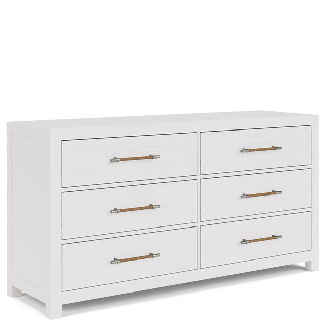 Riverside Furniture Rosalie - 6 Drawer Dresser - White - White