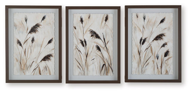 Ashley Honslow Wall Art Set (3/CN) - Brown/Black/White