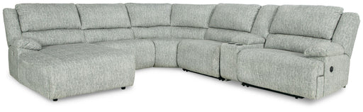 Ashley Mcclelland - Gray - Left Arm Facing Press Back Chaise 6 Pc Sectional