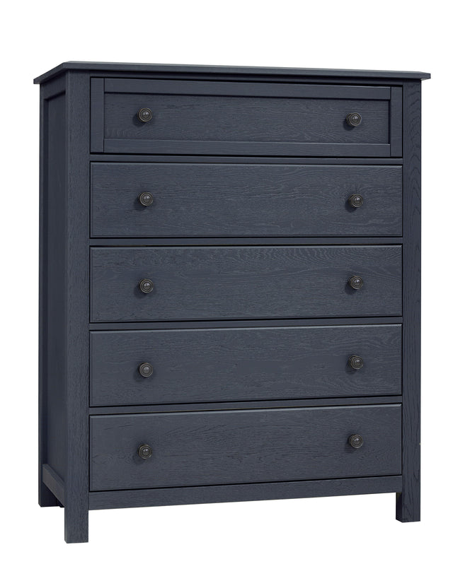 Vaughan-Bassett Custom Express - Chest 5 Drawers - Indigo