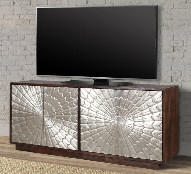 Parker House Crossings Palace - TV Console - Sliver Clad