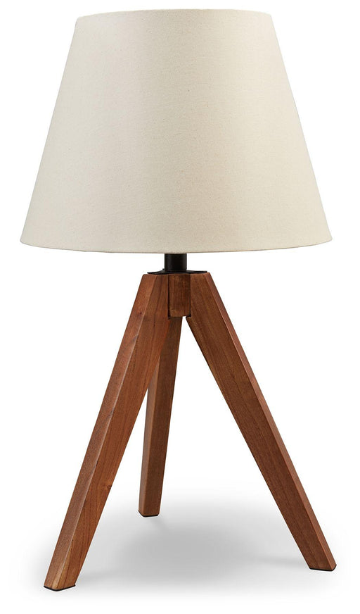 Ashley Laifland Wood Table Lamp (2/CN) - Brown