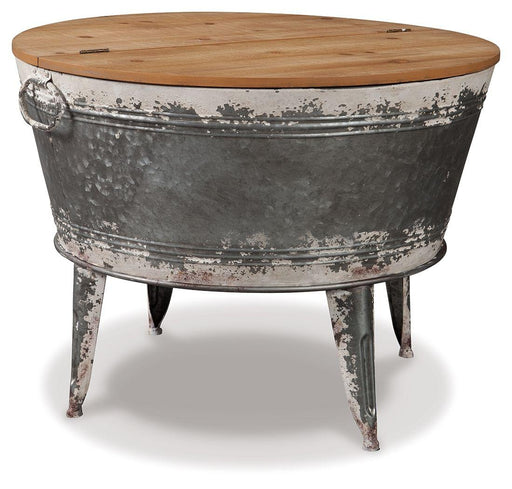 Ashley Shellmond Accent Cocktail Table - Two-tone