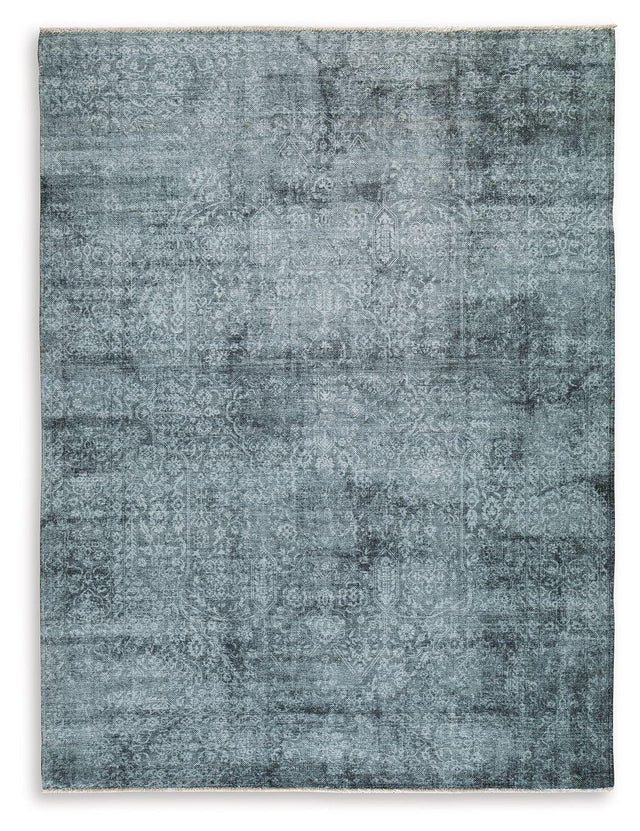 Ashley Rhysill Medium Rug - Teal