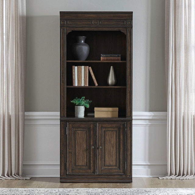 Liberty Furniture Provence Park - Bunching Bookcase - Brown