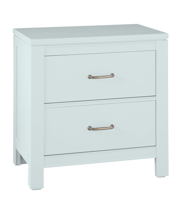 Vaughan-Bassett Tide & Timber - Nightstand - 2 Drawers - Blue Maple