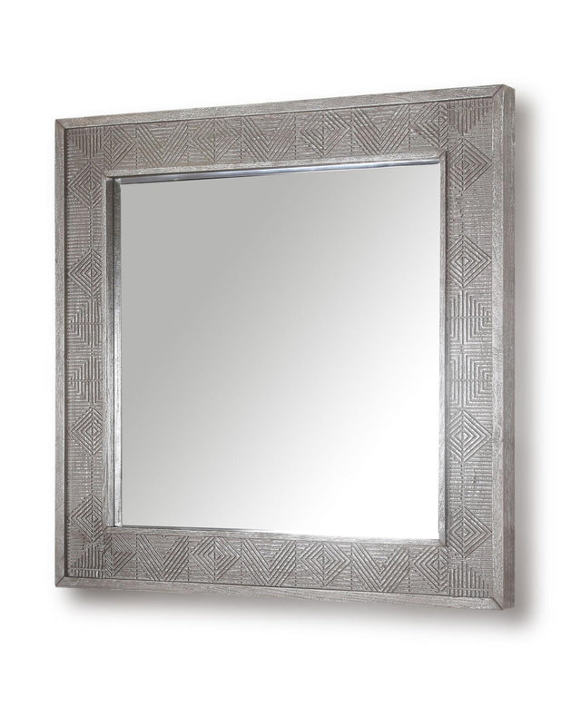 Parker House Crossings Serengeti - Wall Mirror - Sandblasted Fossil Grey