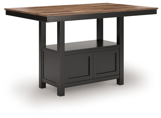 Ashley Wildenauer RECT Dining Room Counter Table - Brown/Black