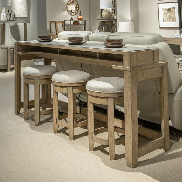 Liberty Furniture Millstone - Console Bar Table - Nutmeg