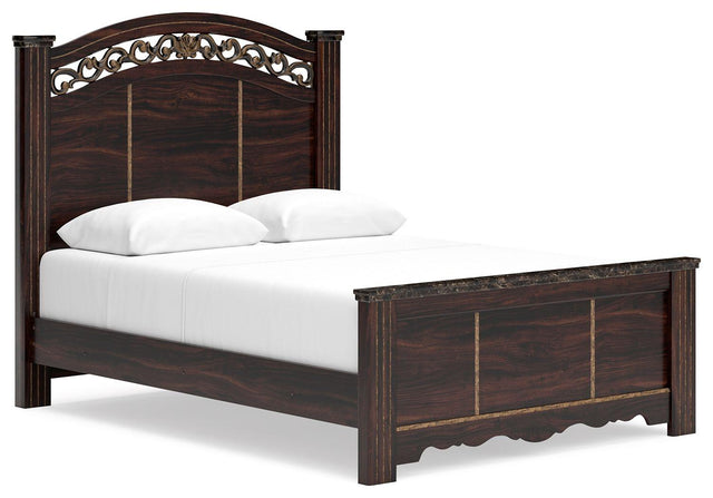 Ashley Glosmount - Two-tone - Queen Poster Bed