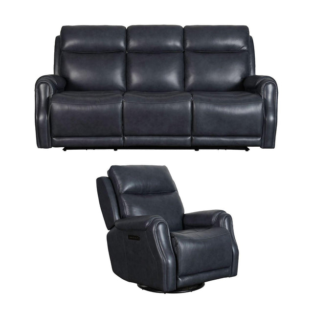 Liberty Furniture Clinton - Sofa & Recliner - Carmel Slate