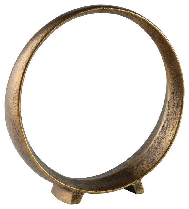 Ashley Ryandale Sculpture (2/CS) - Antique Brass Finish