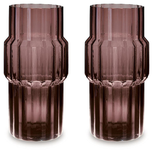 Ashley Dorlow Vase (2/CS) - Mauve