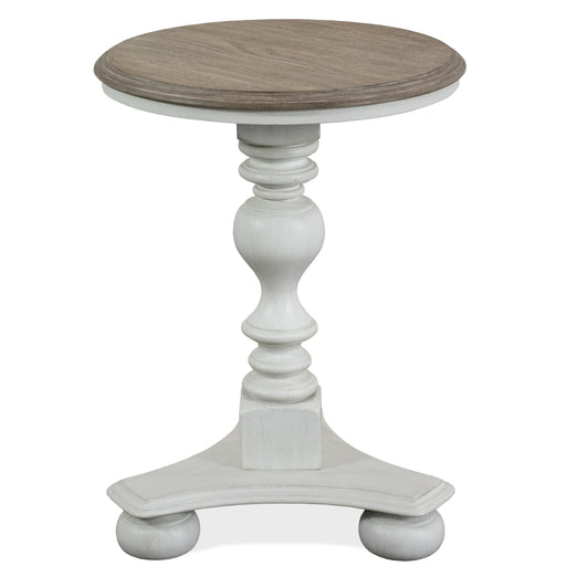 Riverside Furniture Jameson - Round Side Table - White