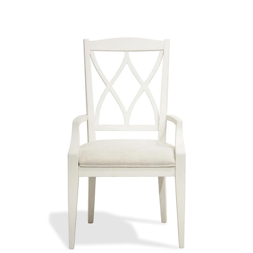 Riverside Furniture Myra - Back Upholstered Arm Chair (Set of 2) - Paperwhite