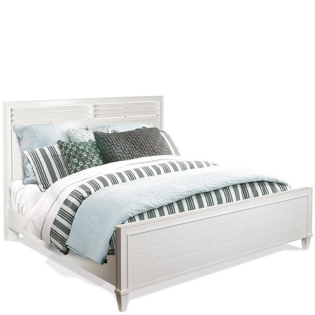 Riverside Furniture Talford Cotton - King Panel Bed - Cotton