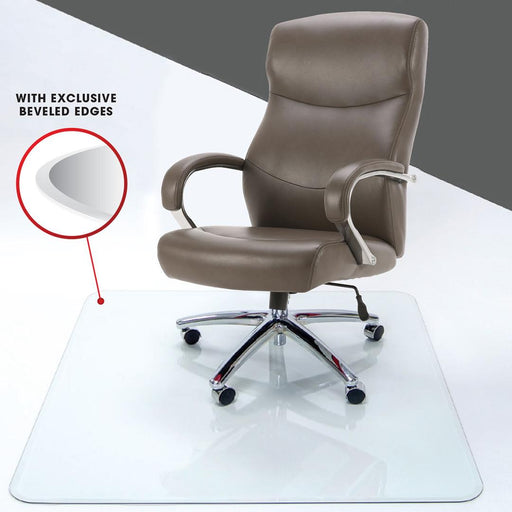 Parker House Glass Chair Mat - Glass Chair Mat (Ultrasmooth) - Clear