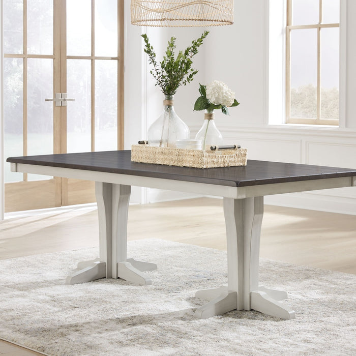 Ashley silver dining online table