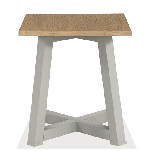 Riverside Furniture Beaufort - End Table - Timeless Oak / Gray Skies