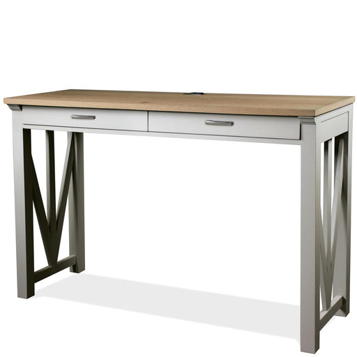 Riverside Furniture Osborne - 36" Nesting Desk - Timeless Oak/Gray Skies