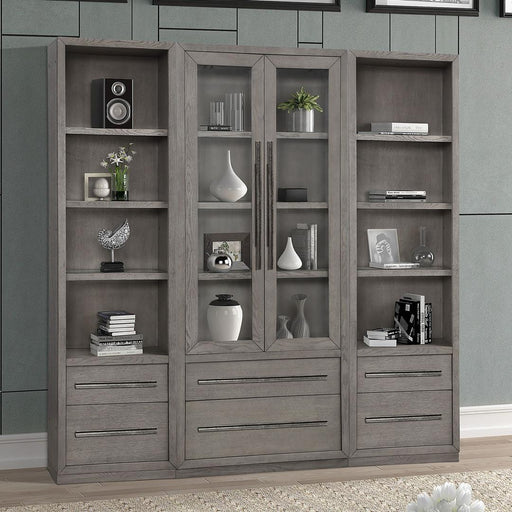 Parker House Pure Modern - 3 Piece Modular Library Wall - Moonstone