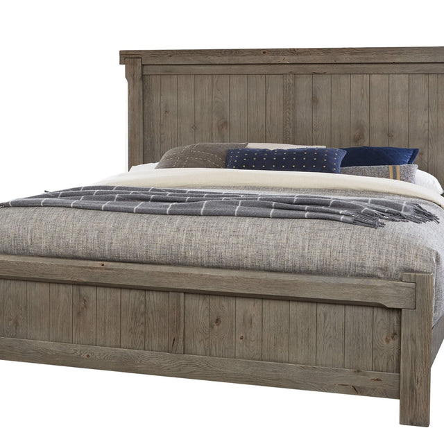 Vaughan-Bassett Yellowstone - American Dovetail California King Bed - Dapple Grey