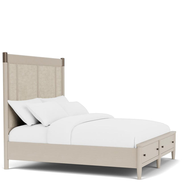 Riverside Furniture Laguna - Queen Storage Bed - Beige