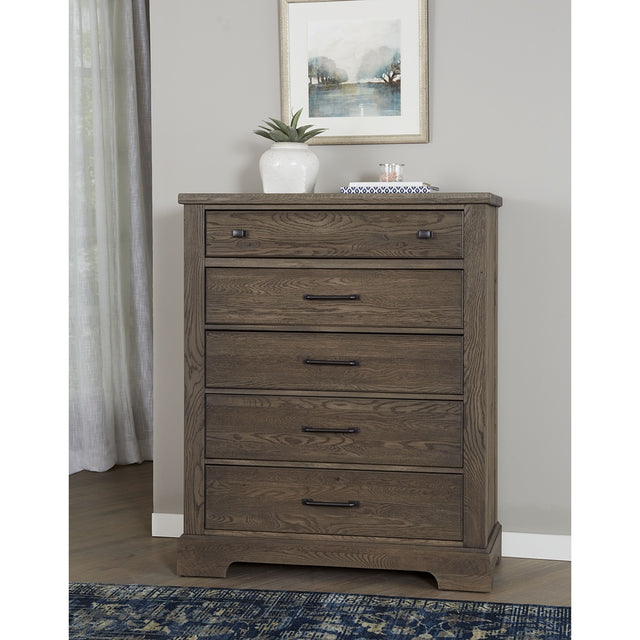 Vaughan-Bassett Yosemite - Chest - 5 Drawers - Dark Brown