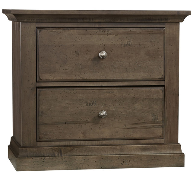 Vaughan-Bassett Carlisle - 2-Drawers Nightstand - Dark Sable