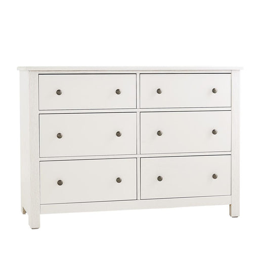 Vaughan-Bassett Fundamentals - 6 Drawer Dresser - White