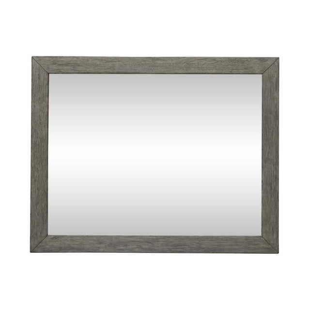 Liberty Furniture Skyview Lodge - Landscape Mirror - Light Brown