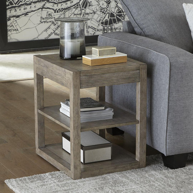 Liberty Bartlett Field Chairside Table - Medium Gray