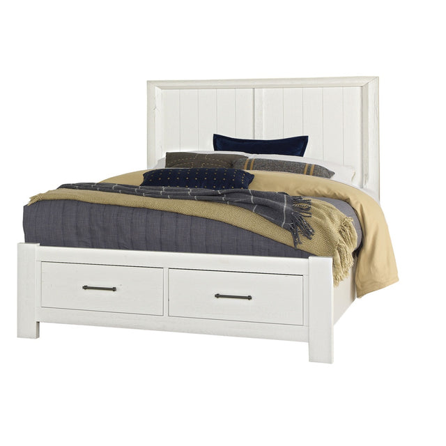 Vaughan-Bassett Yellowstone - Queen Storage Bed - White