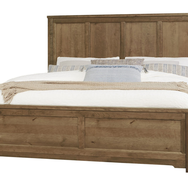 Vaughan-Bassett Crafted Cherry - Ben's 6 Panel California King Bed - Meduim Cherry